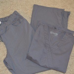 Grey's Anatomy GRAY scrub set (REGULAR length)